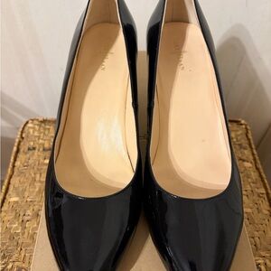 Cole Haan Glossy Black Margot mid pump 11